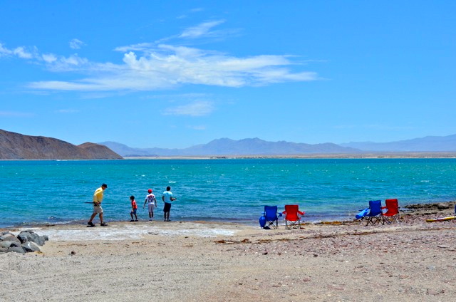 Fishing at Papa Fernandez beach