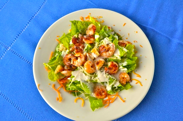 Baja Mar shrimp salad plate