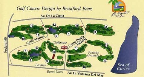 Golf Course in El Dorado Ranch San Felipe - Las Caras de Mexico