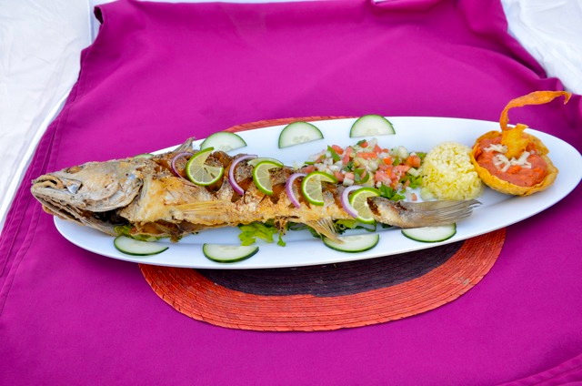 La Vaquita restaurant fish plate