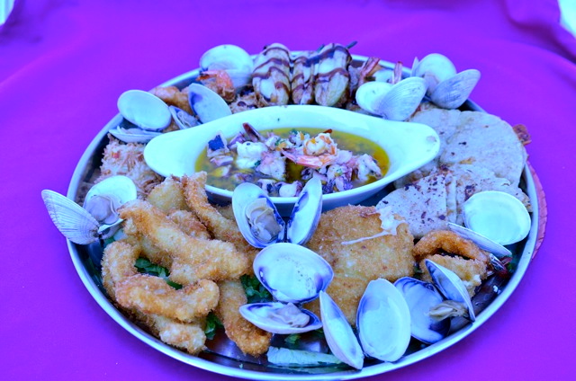 Gourmet seafood at La Vaquita