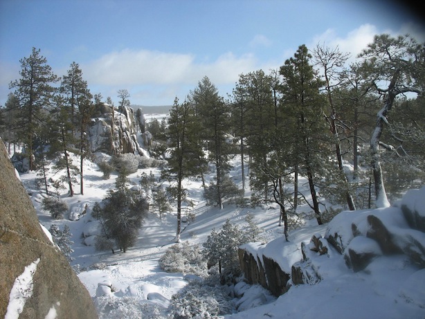 Snow at Laguna Hansen 