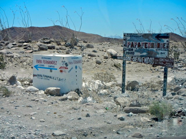 Papa Fernandez road sign