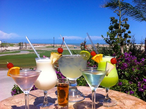 View of golf course and beach from The Pavilion El Dorado Ranch San Felipe