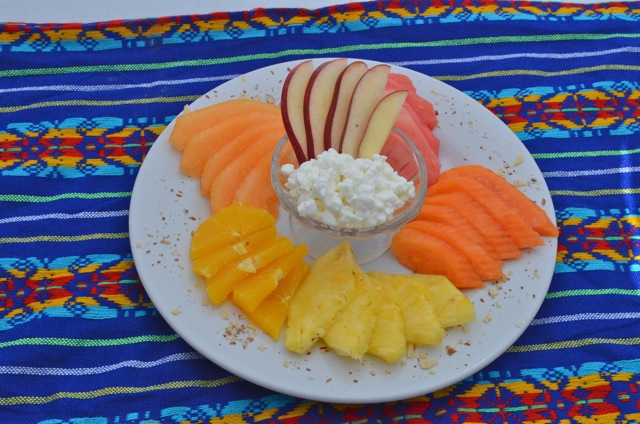 Fruit plate at The Pavilion
