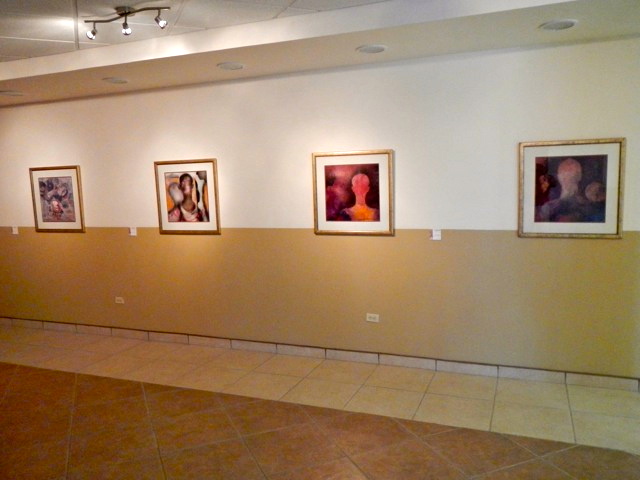Painting exhibit at San Felipe, Mexico Cultural center