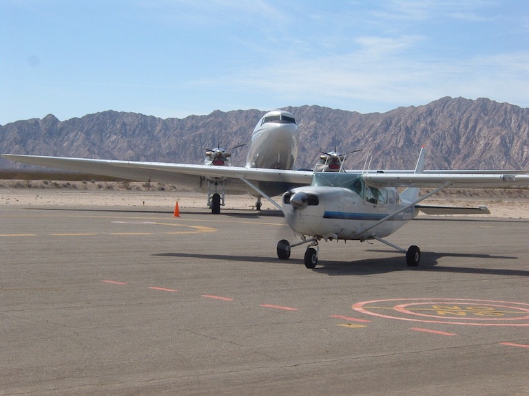 san felipe b.c. mexico planes on tarmac