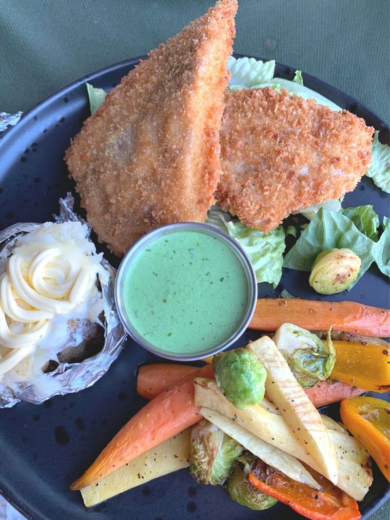 La Vaquita Marina Norte Restaurant San Felipe - Fish plate with fries