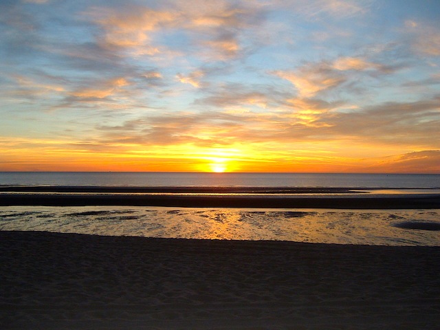sunset in San Felipe, Baja California, Mexico