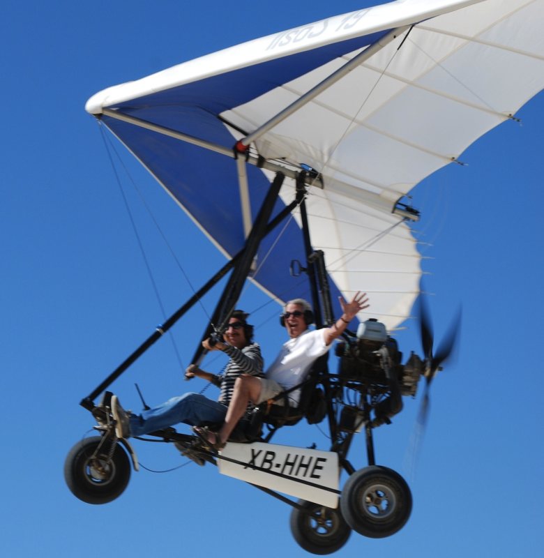 Enjoy a flight in ultralight plane